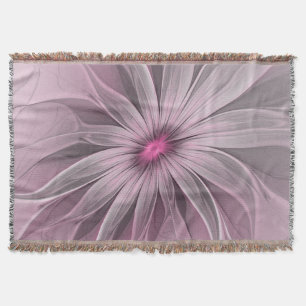 Fantasy-Blumen-Abstrakt-Pflaume-Blumen-Fraktal-Kun Decke