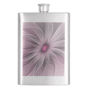 Fantasy-Blumen-Abstrakt-Pflaume-Blumen-Fraktal-Kun Flachmann
