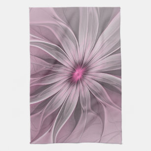 Fantasy-Blumen-Abstrakt-Pflaume-Blumen-Fraktal-Kun Handtuch