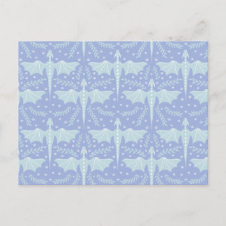 Fantasy Botanical Dragon Postkarte