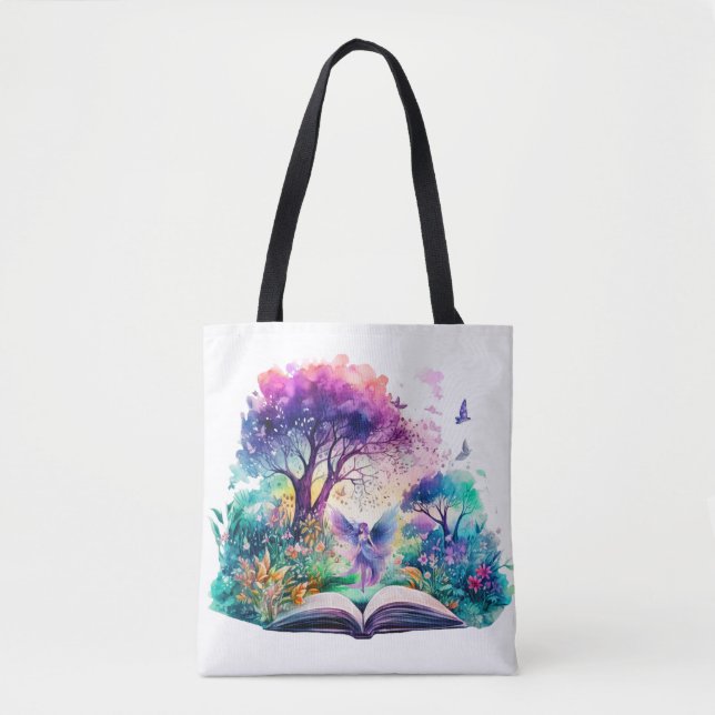 Fantasy-Buchliebhaber-Fee Tasche (Vorderseite)