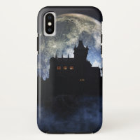 Fantasy-Burg in der Nacht