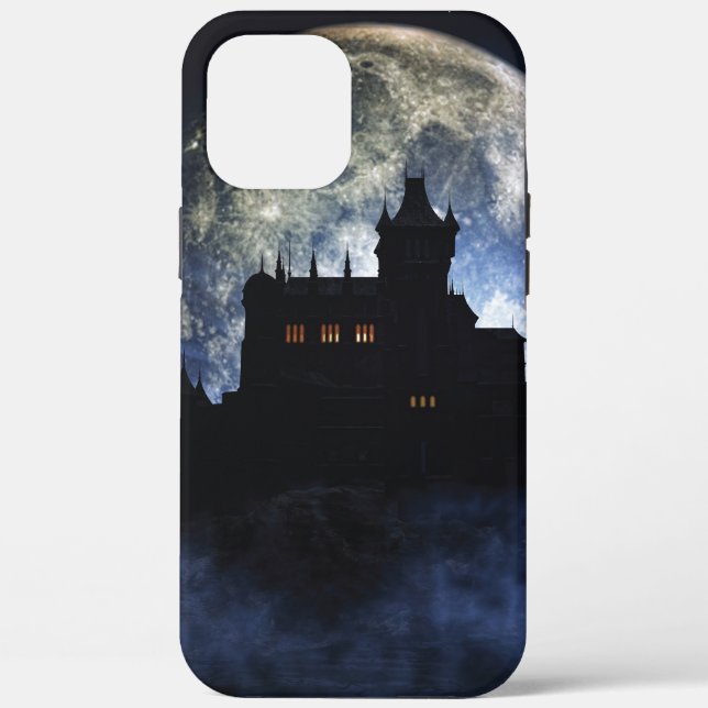 Fantasy-Burg in der Nacht Case-Mate iPhone Hülle (Rückseite)
