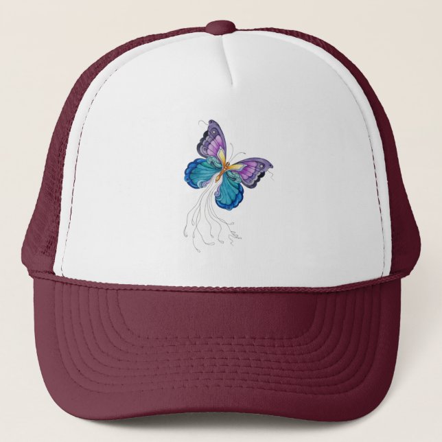Fantasy Butterfly Truckerkappe (Vorderseite)