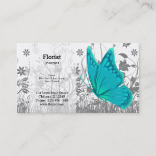 Fantasy Butterfly * wählen Sie Hintergrundfarbe Visitenkarte