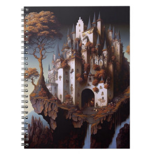 Fantasy Castle Fantasy Art Notebook Notizblock