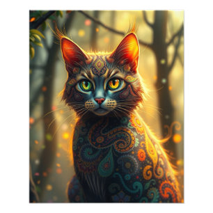 Fantasy Cat Fotodruck