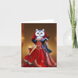 Fantasy Cat Notecard #NC02 Dankeskarte