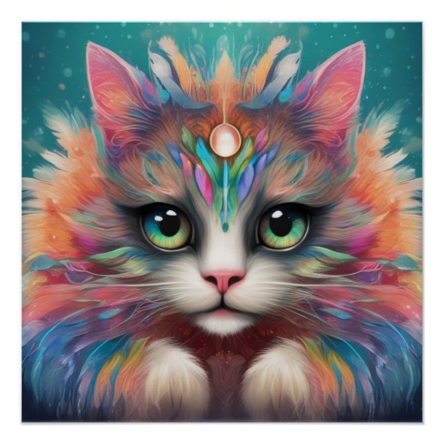 Fantasy Cat Poster (Vorderseite)