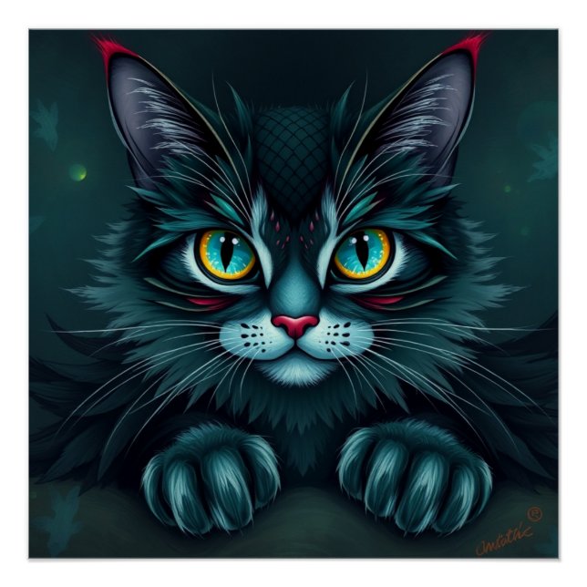 Fantasy Cat Poster (Vorderseite)