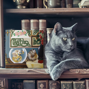 Fantasy Cat Sea Horse Fliese