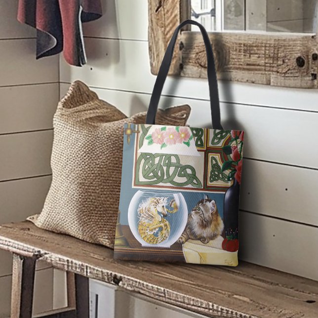 Fantasy Cat Sea Horse Tasche (Von Creator hochgeladen)