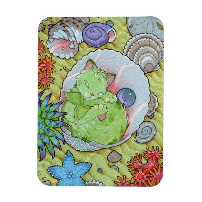 Fantasy Cats Oracle Affirmation - Sleep Magnet (Vertikal)