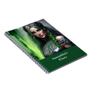 Fantasy Celtic Warriors Prinzessin Notizblock