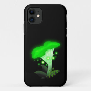 Fantasy Chanterelle Glows Green Mushroom Case-Mate iPhone Hülle