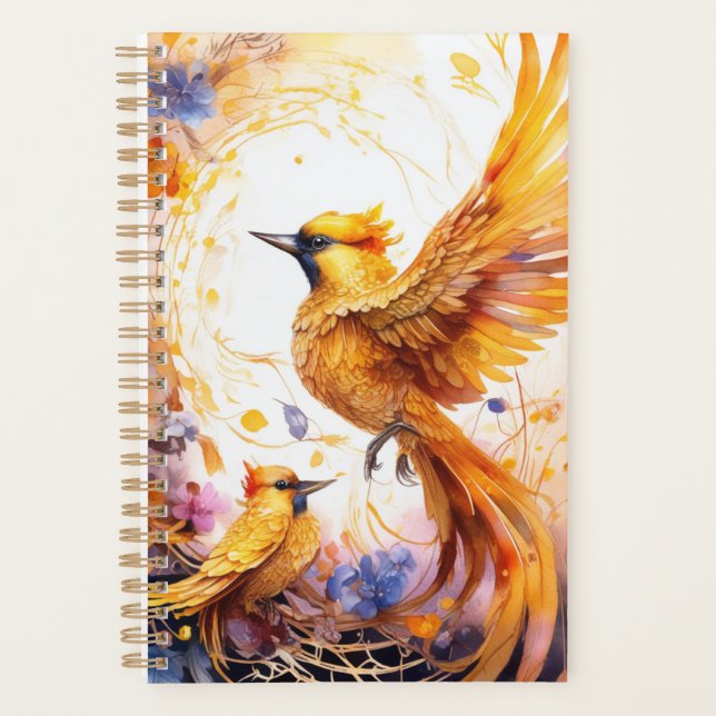 Fantasy Colorful Bird Planer (Vorderseite)