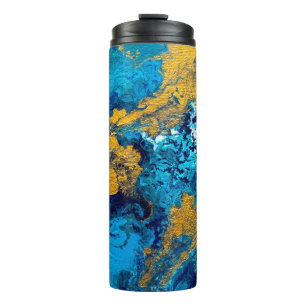 Fantasy Colors: Artistic Abstrakt Background. Thermosbecher