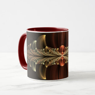 Fantasy Construction Shiny Abstrakt Fraktal Art Tasse