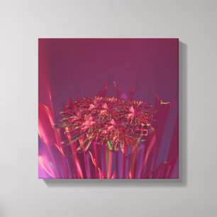 Fantasy Coral und Abstrakte Kunst Leinwanddruck
