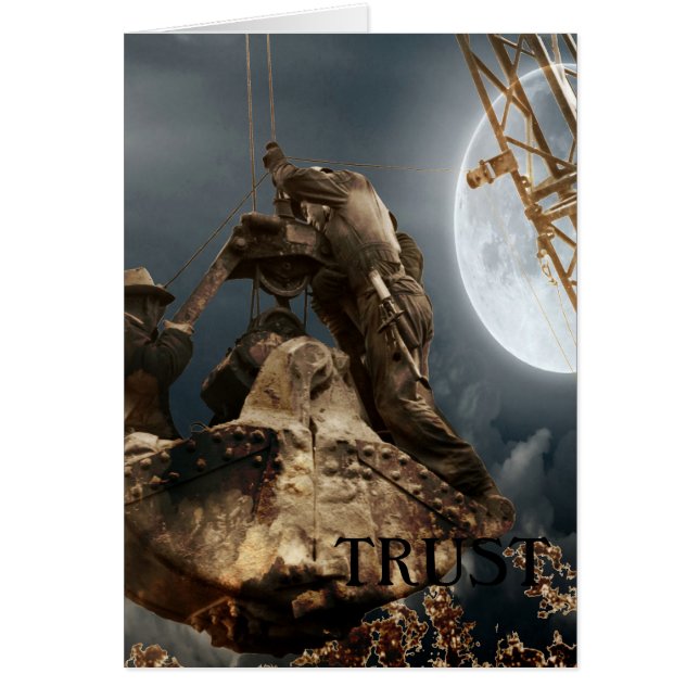 Fantasy Crane Operator Männer in der Bucket Trust  (Vorne)