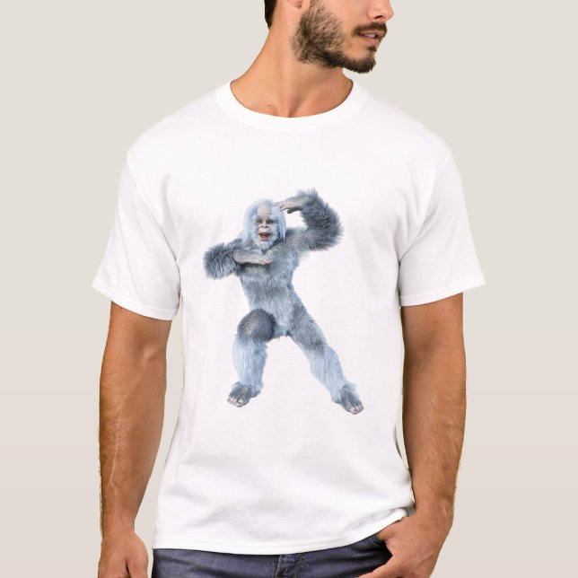 Fantasy Creature Yeti T-Shirt (Vorderseite)