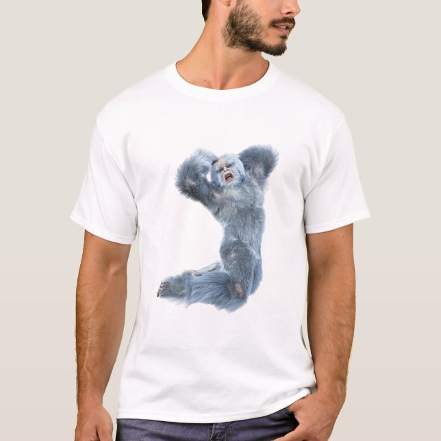 Fantasy Creature Yeti T-Shirt (Vorderseite)