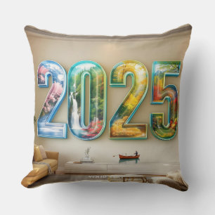 Fantasy Cute 2025 Vier Zahlen Kissen