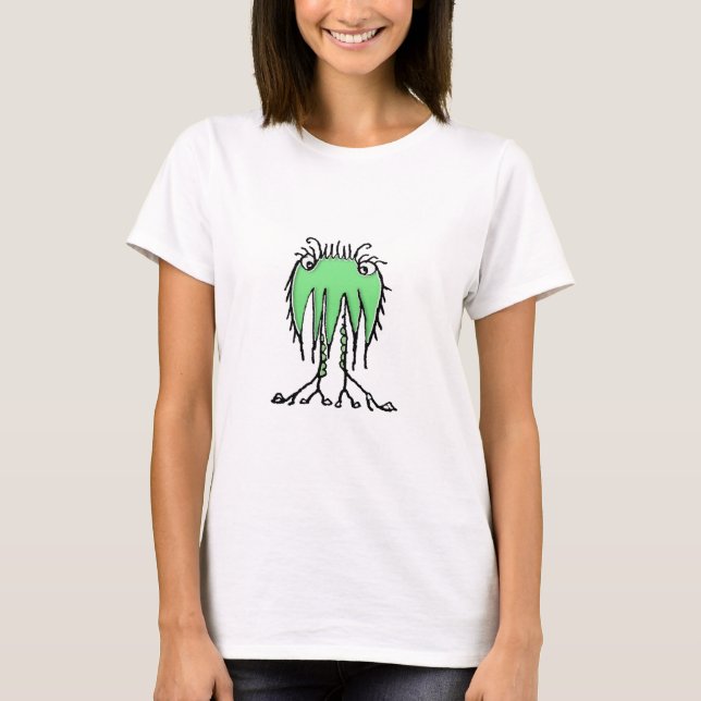 Fantasy cute alien drawing T-Shirt (Vorderseite)