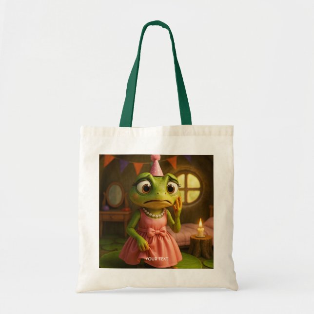 Fantasy Cute Frog Girl Party Tragetasche (Vorne)