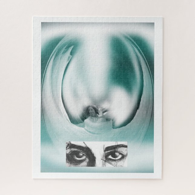 Fantasy Dame and eyes art (Vertikal)