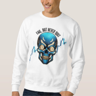Fantasy Design | Crypto Btc | Motivation | Blue Sweatshirt