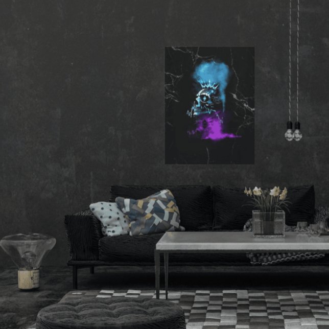 Fantasy Design | Cryptocurrency | Ethereum Marble Leinwanddruck (Von Creator hochgeladen)