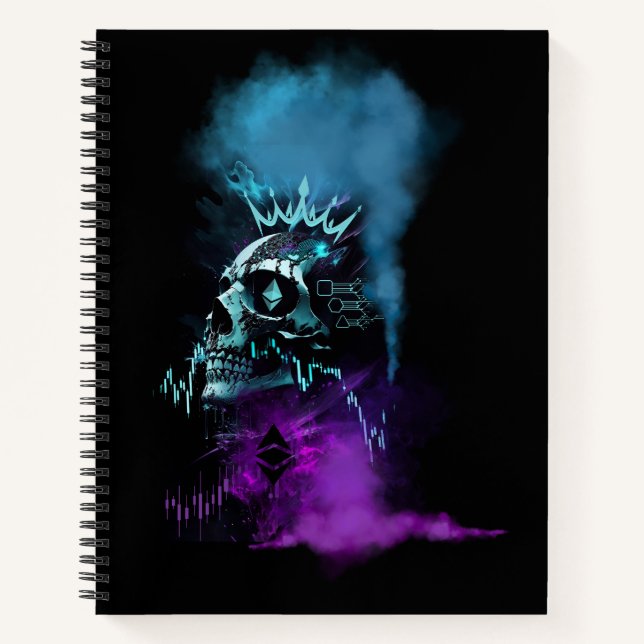Fantasy Design | Cryptocurrency | Ethereum Notizbuch (Vorderseite)