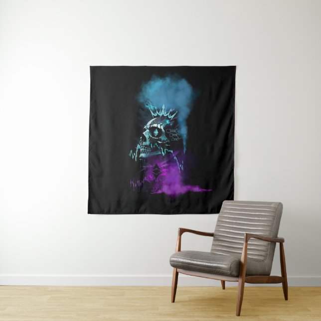 Fantasy-Design | Kryptowährung | Ethereum Wandteppich (Beispiel)