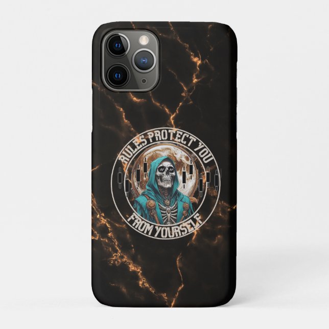 Fantasy Design marble | Grim Reaper | Motivation Case-Mate iPhone Hülle (Rückseite)