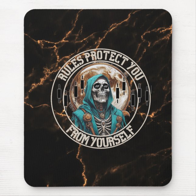Fantasy Design marble | Grim Reaper | Motivation Mousepad (Vorne)
