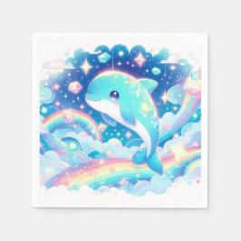 Fantasy Dolphin Baby Dusche Serviette