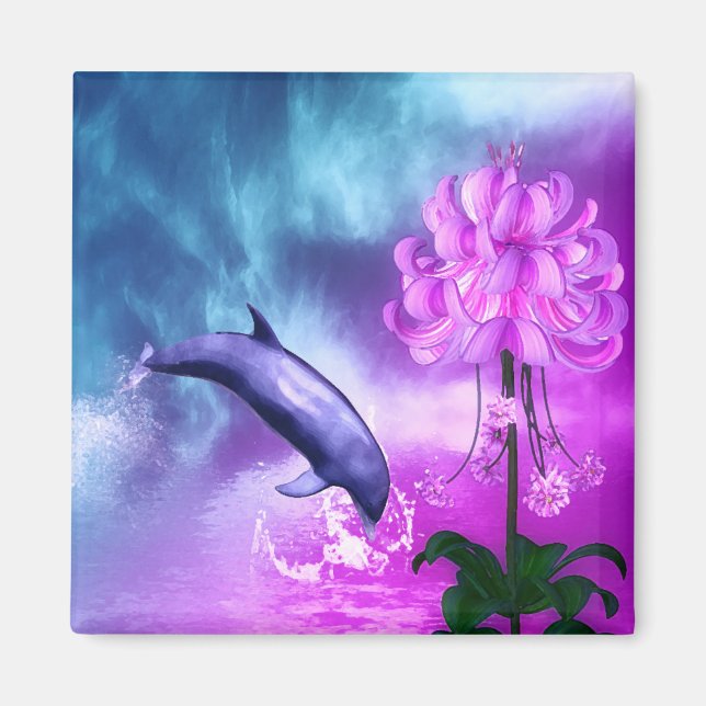Fantasy Dolphin Magnet (Vorne)