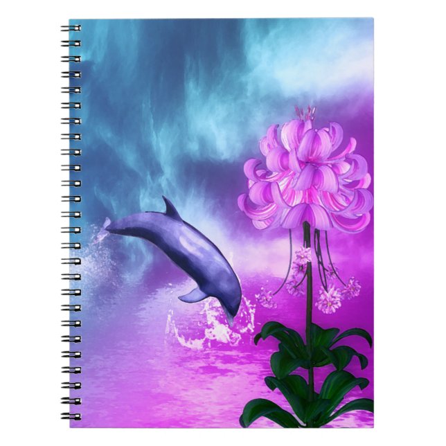 Fantasy Dolphin Notizblock (Vorderseite)