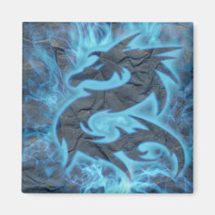 Fantasy-Drache-Flamme-Kühlschrankmagnet Magnet