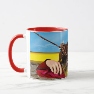 Fantasy-Drachenprinzessin Digitale Kunst Tasse