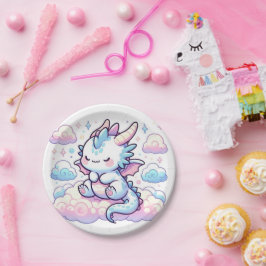Fantasy Dragon Baby Dusche Pappteller