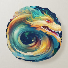 Fantasy Dragon Dream Animal 11 Rundes Kissen