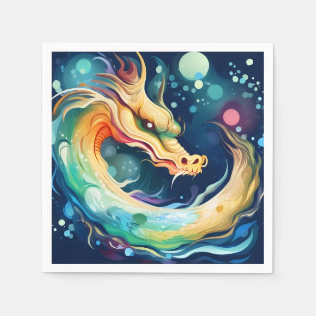 Fantasy Dragon Dream Animal 7 Serviette (Vorderseite)