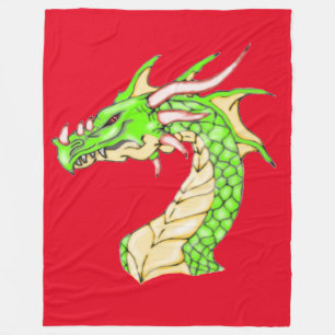 Fantasy Dragon Fleece Blanket