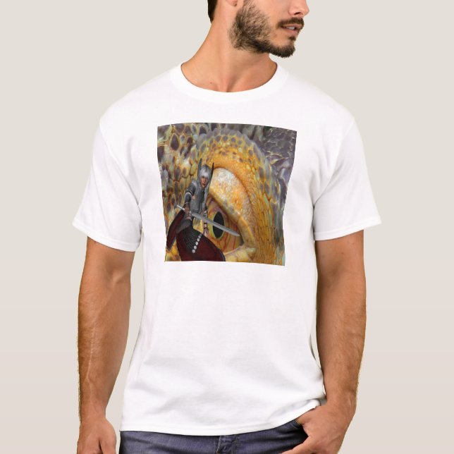Fantasy Dragon Folk Tale T-Shirt (Vorderseite)