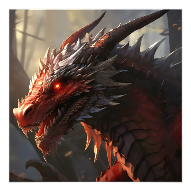 Fantasy Dragon Fotodruck (Vorne)