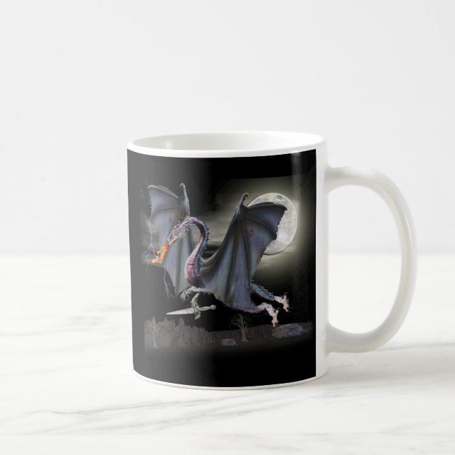 Fantasy Dragon Kaffeetasse (Rechts)