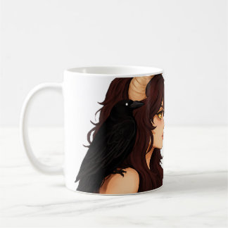 Fantasy Duo Art Mug – Horned Goddess & Elf Girl Il Kaffeetasse