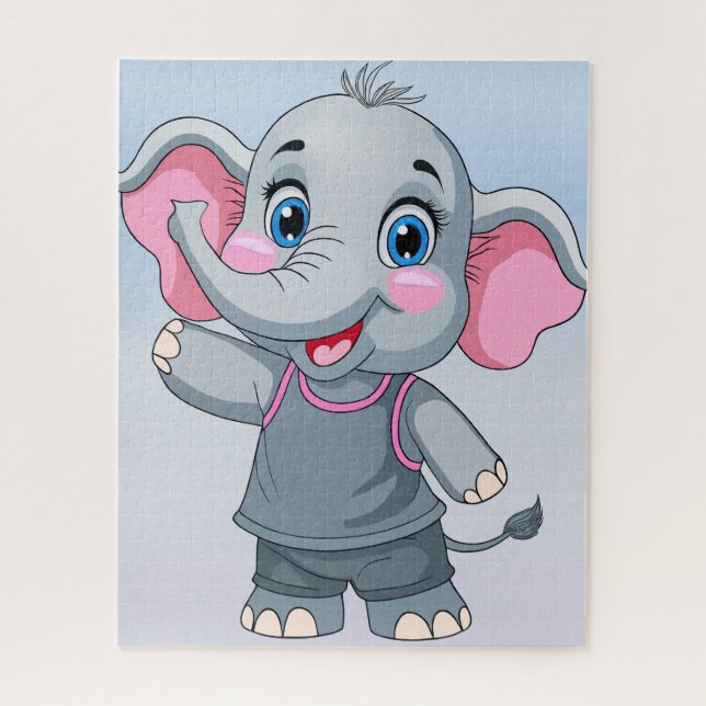 Fantasy Elephant Jigsaw Puzzle (Vertikal)